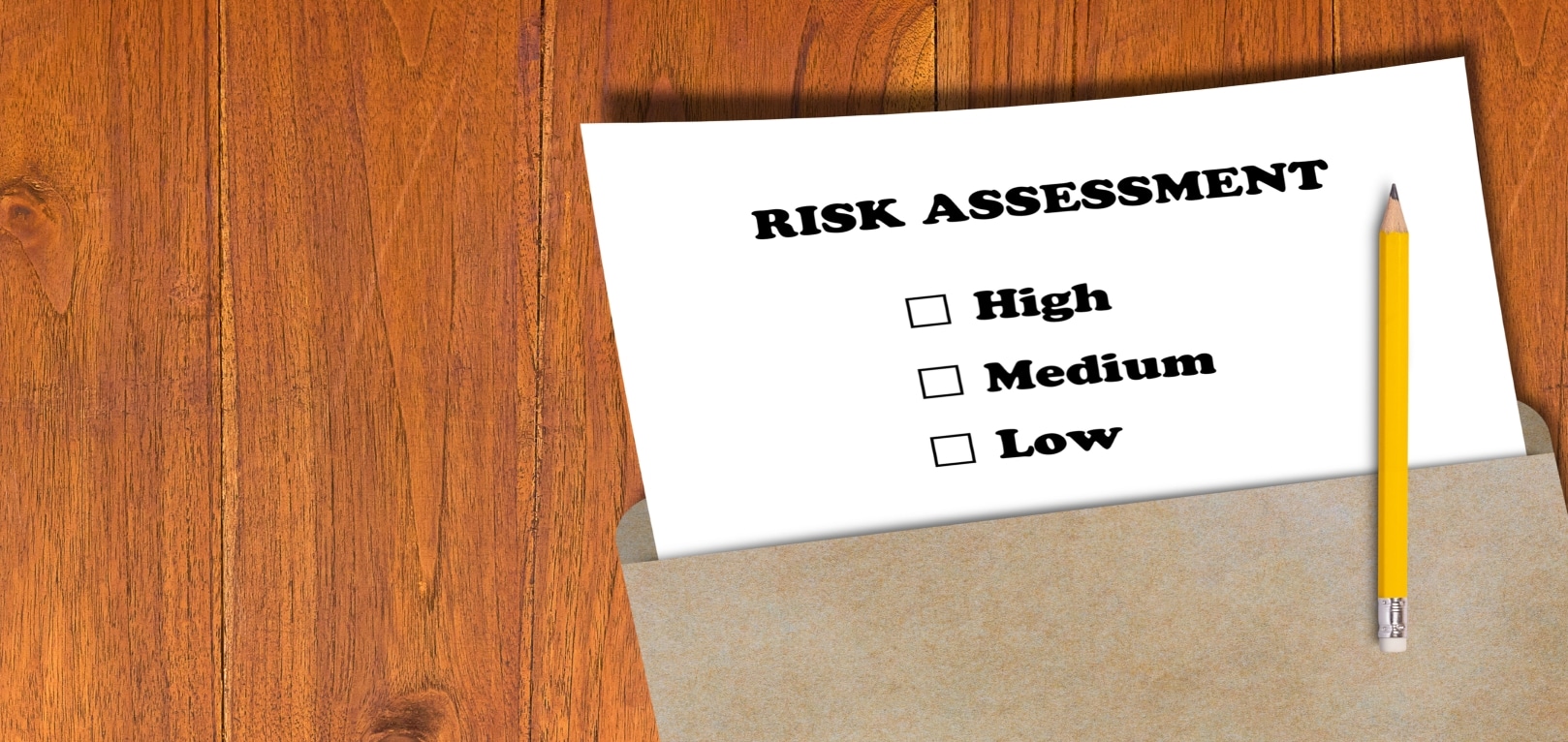 Risk assessment on brown envelope